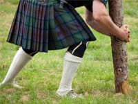 Highland Games als actief vrijgezellenfeest