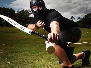 Archery tag als alternatief voor Bubbel voetbal