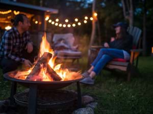 Heidag met overnachting in Forest Cabins Drents Friese Wold: ultieme kampvuurgevoel